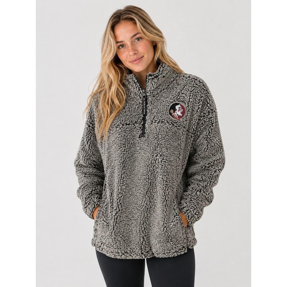 Boxercraft Sherpa Quarter-Zip Women's Large Florida State University Seminoles